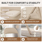 2 Pack Khaki Padded Folding Chairs with Metal Frame, alternate view 5