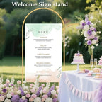 2 Pack Metal Arch Backdrop Stand(7.2 ft, 6.6 ft) Balloon Arbor Frame, alternate view 5