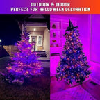 2 Pack Orange Purple Battery Operated Halloween Lights, alternate view 5