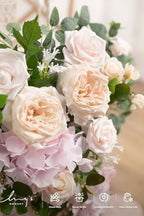 2 Pack Pink Floral Garland Wedding Arch Flowers, alternate view 5