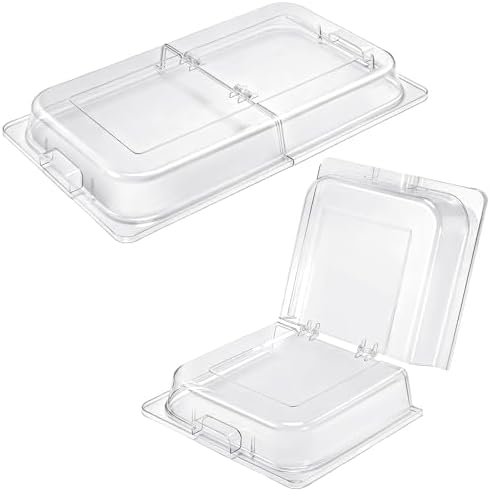 2 Pack Polycarbonate Hinged Dome Cover with Handle