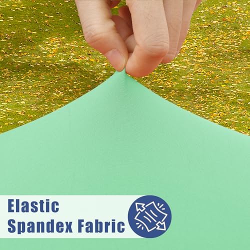 2 Pack Rectangle Spandex Fitted Table Cloth, 4FT Elastic Tablecloth, alternate view 2