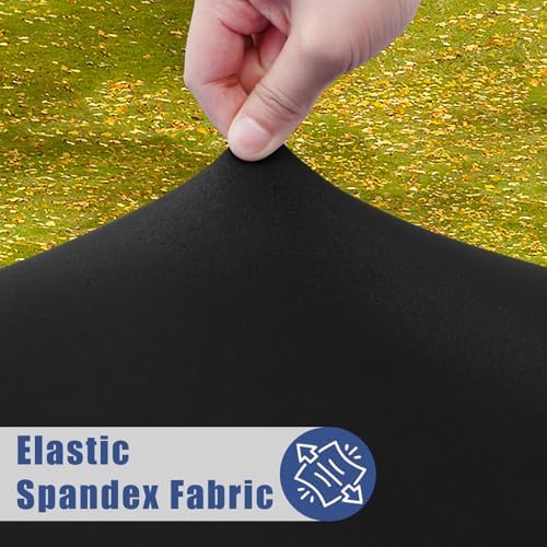 2 Pack Rectangle Spandex Fitted Table Cloth, 6FT Elastic Tablecloth, alternate view 2