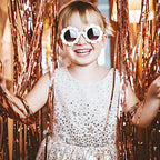 2 Pack Rose Gold Backdrop Birthday Decorations Foil Curtain Bachelorette Party Decor Rose Gold Decor Party, alternate view 3