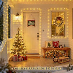 2 Pack Solar Fairy Lights, Total 200 LED 66FT Solar String Lights, alternate view 4