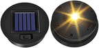 2 Pack Solar Lights Replacement Top, 3.3 inch Top, 2.91 inch Bottom, Waterproof, Warm White in Warm White