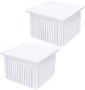 2 Pack Spandex Elastic Fitted Table Cloth Skirt for 3FT Table