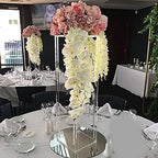 2 Pack Square Acrylic Flower Stand Wedding Centerpieces Tabletop Decor Clear Display Rack (2 Pack(60cm)), alternate view 2