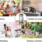 2 Pack Stainless Steel Insulated Beverage Dispenser 3.2 Gallon/12 L, alternate view 6