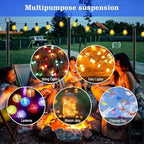 2 Pack String Light Poles,10 Ft Metal Poles with Fork for Outdoor String Lights, Outdoor Light Poles with Fork, alternate