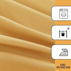 2 Pack Table Clothes for 8 Foot Rectangle Tables, Gold in 8FT | 2 Pack in Gold, alternate view 6