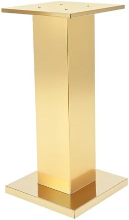 2 Pack Tall Gold Vases for Centerpieces, 23.6" Stainless Steel Column Geometric Centerpieces Wedding Flower, alternate view 7