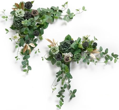 2 Pack Terracotta Floral Garland Wedding Arch Flowers