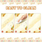 2 Pack Thanksgiving Tablecloths, Thanksgiving Decorations 54x108 Inch Plastic Table Cloth Rectangle Table, alternate view 6