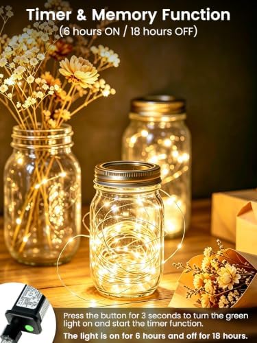 2 Pack Total 198FT 600 LED Fairy Lights with Remote, Plug in Twinkle Lights in Warm, alternate view 6