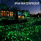 2 Pack Total 400LED 132FT Green Christmas Solar String Outdoor Lights, St. Patrick's Day Solar Powered with 8, alternate view