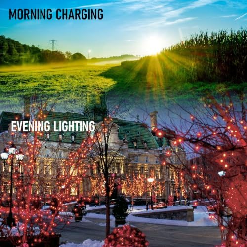 2 Pack Total 400LED 132FT Red Christmas Solar String Outdoor Lights, Solar Powered with 8 Modes Waterproof Fairy, alternate