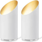 2 Pack Uplighting Indoor Floor Can Light, 5W Up Lights with 2700K LED GU10 Bulbs, Uplights Floor Spot Lights