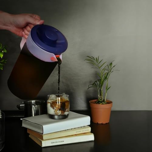 2-Pack Water Pitcher with Lid 1 Gallon Pitcher - Navy in Navy, alternate view 5