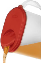 2-Pack Water Pitcher with Lid & Pivot Top Spout 1 Gallon Pitcher - Red in Red, alternate view 4