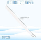 2 Pack White Wreath Sash for Front Door - 3.3" W x 52.8" L White Plain Wreath Accessories for Easter Weddings, alternate view