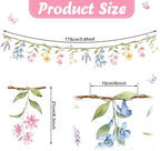 2 Pack Wildflower Garland, Wildflower Party Decorations, alternate view 3