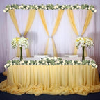 2 Packs Eucalyptus Garland with Flowers, 6.56ft Artificial Flower Greenery Garlands Natural Looking, Floral, alternate view 5
