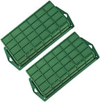 2 Packs Floral Foam Cage Rectangle Flower Cage Holders with Floral Foam Flower Arrangement Supplies for Fresh