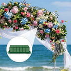 2 Packs Floral Foam Cage Rectangle Flower Cage Holders with Floral Foam Flower Arrangement Supplies for Fresh, alternate view