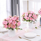 2 Packs Peonies Artificial Flowers, Light Pink Silk Artificial Peonies in Light Pink, alternate view 6
