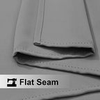 2 Panels Outdoor Curtains for Patio Clearance W52 by L84 inch, Rustproof Grommet Blackout Waterproof Indoor, alternate view 5