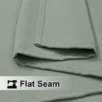 2 Panels Sage Green Blackout Outdoor Curtains for Patio Waterproof, Rustproof Grommet Room Darkening Thermal, alternate view