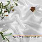 2 Panels Sheer Outdoor Curtains for Patio Waterproof Bright White in Bright White, alternate view 3