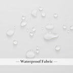 2 Panels Sheer Outdoor Curtains for Patio Waterproof Bright White in Bright White, alternate view 6