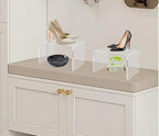 2 PC of 12'' Extra Large 5mm Thickness Clear Acrylic Risers, Acrylic Display Risers Shelf Showcase Fixtures for, alternate