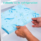 2 Pcs 17.7"x 47.2" Large Reusable Freezable Ice Mats for Buffet Table Cooling Trays Cold Plate for Food Cheese, alternate