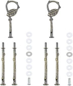 2 PCS 3 Tier Leaf Cake Stand Centre Handle Fittings (Bronze) in Bronze