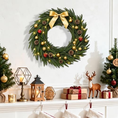 2 PCS 6FT Christmas Artificial Norfolk Pine Garlands in Green, alternate view 7