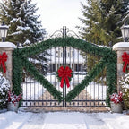 2 Pcs 9ft Thick Christmas Alaskan Pine Christmas Garland Greenery, alternate view 5