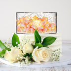2 Pcs Acrylic Cake Stands for Dessert Table Clear Fillable Cake Riser Cupcake Tier with LED Strings for Birthday, alternate