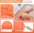 2 Pcs Arch Backdrop Cover Fabric, Orange Groovy,7.2ft+6ft, alternate view 4