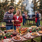 2 Pcs Christmas Tree Skewer Holder with 100 Pcs 5.9" Cocktail Pick, 98 Holes Xmas Fruit Kabobs Appetizer Food, alternate view