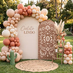 2 Pcs Cielito Lindo Arch Cover, Brown, 6ft 7.2ft in 2.6 x 6 ft and 4 x 7.2 ft in Brown