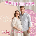 2 Pcs Cielito Lindo Arch Cover, Pink, 6ft 7.2ft in 2.6 x 6 ft and 4 x 7.2 ft in Dusty Pink, alternate view 4