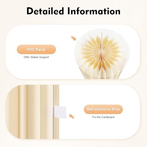 2 Pcs Cylinder Flowers Stands, Foldable Cardboard Centerpiece Display, Paper Pillars Pedestal Stand, White, alternate view 7