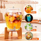 2 PCS Drink Dispenser Set, (1.85 & 0.69 Gal) 2.5 Gallon Capacity, alternate view 5