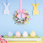 2 Pcs Easter Cabinet Wreath 9" Small Wreaths for Door, alternate view 6
