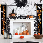 2 Pcs Fall Maple Leaf Garland Hanging Black Decor Fall Leaves Vines in Black, alternate view 6
