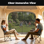 2 Pcs Mosquito Net Curtains, Customized Mesh Curtain for Instant Gazebo, Anti-Bugs, Breathable, Viewing, Buckle, alternate
