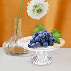 2 Pcs Party Cake Display Tray Clear Acrylic Serving Tray in Transparent, alternate view 2